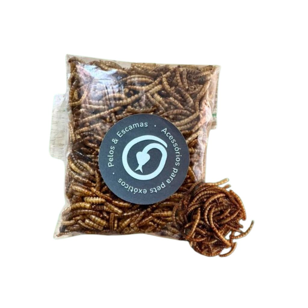 Tenébrio Desidratado Molitor Nutricional para Aves e Répteis 30g