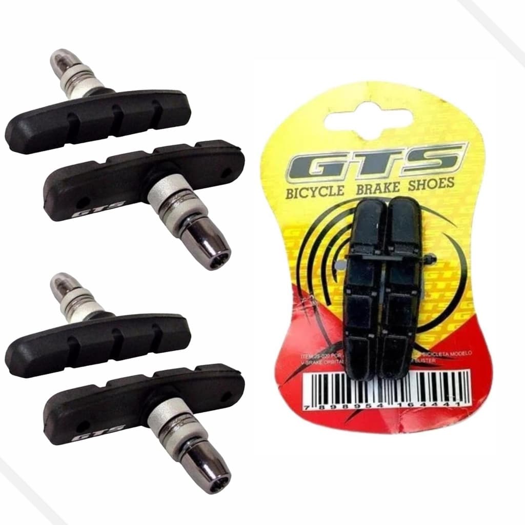 2 Pares Sapata Pastilha Freio Orbital 70mm Bike V-brake Gts