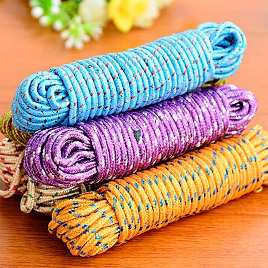 Cordas Multiuso 10/15/20 Metros Super Resistente para Varal Multicolorida