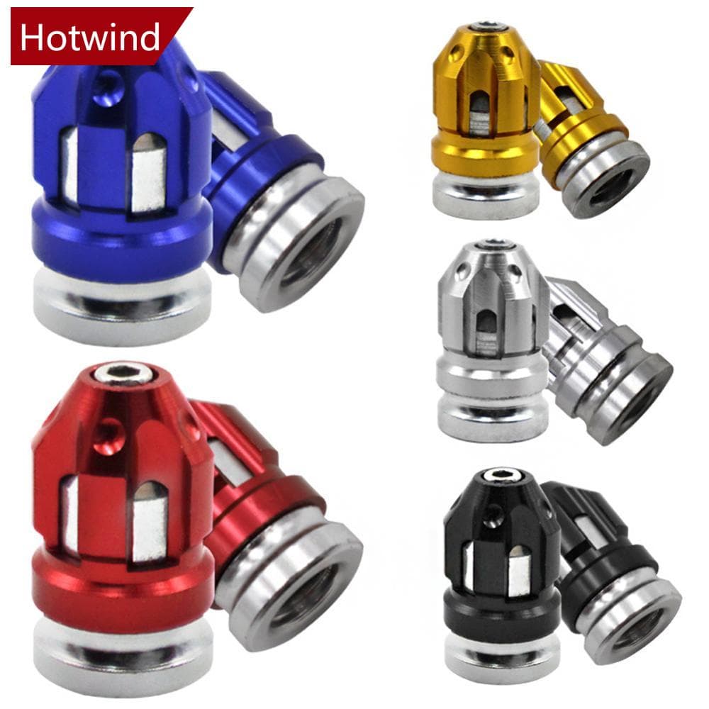 HOTWIND 1Pair Aluminum Alloy Motocicletas De Liga De Alumínio Tampas De Pneus Para Automóveis Anti-Vazamento Bicicletas De A2S7