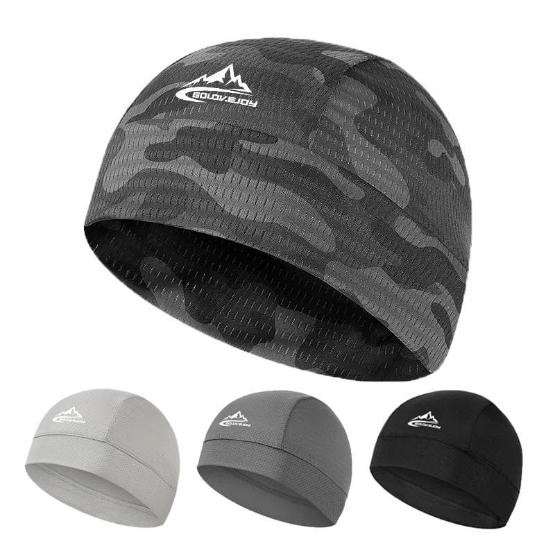 Boné De Ciclismo Quick Dry Anti-UV Sports Hat Cooling Skull Capacete De Resfriamento Suor Para Bicicleta De Exterior Chapéu De Corrida MTB Homens Mulheres