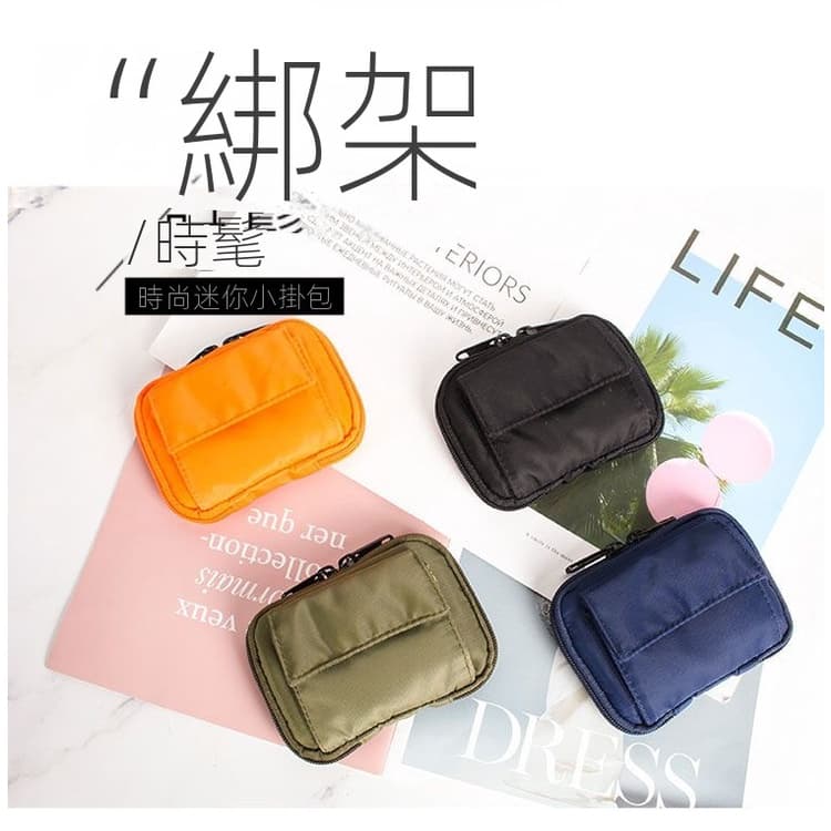 Bolsa de moedas removível com alça de pescoço estilo Muji Bolsa EasyCard Bolsa de moedas Bolsa portátil Bolsa pequena Po