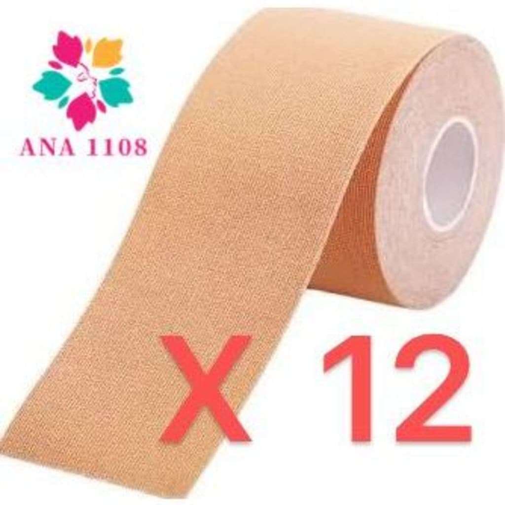 GUI ANA KIT 12 Pcs Sutiã Rolo Adesivo Levanta Peito Seio Fita Boob Up Invisível