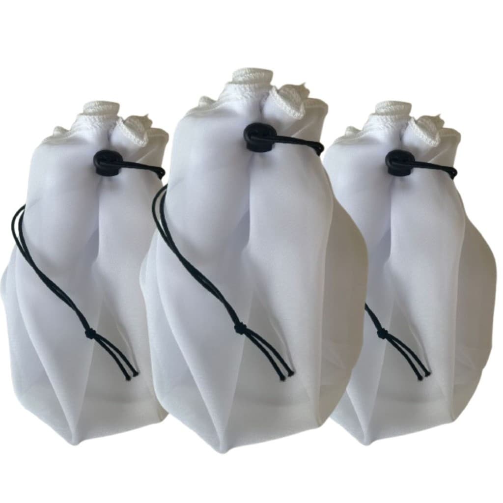 Kit 3 Coador Voil Voal Para Suco Verde Leite Queijo Kefir