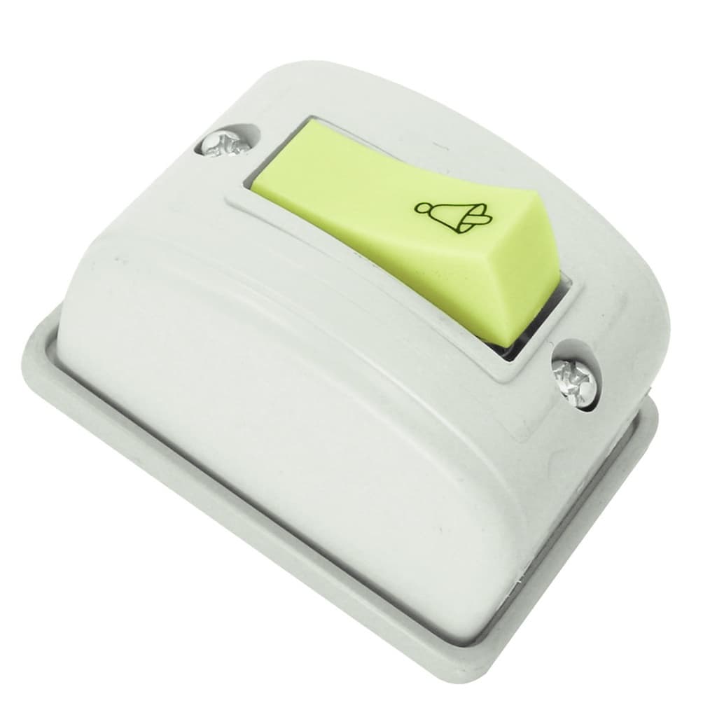 Interruptor 1 Tecla Campainha Retang. Cinza Radial 1801.058