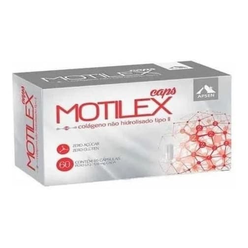 Motilex Caps Colágeno Tipo 2 Não Hidrolisado Com 60 Cápsula