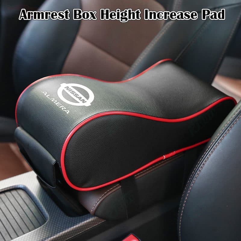 2024 Novo Nissan Leather Armrest Box Alívio De Fadiga De Couro Para Kicks Versa Np300 Navara March Sentra Sylphy Qashqai Teana
