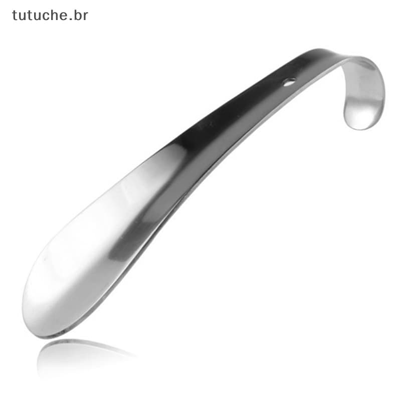 TU 1Pc Aço Inoxidável 14.5cm Calçadeira Ferramentas Levantadoras De Sapatos De Metal BR