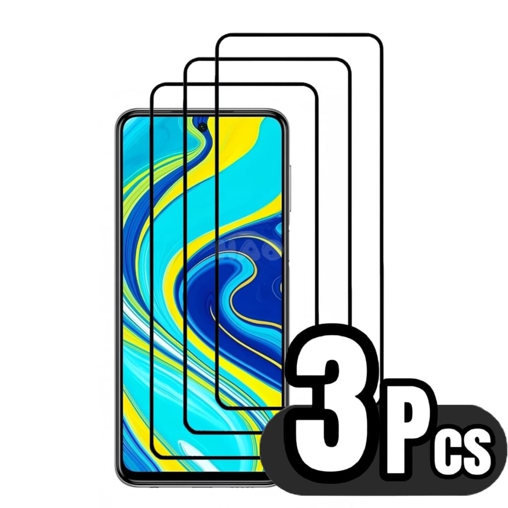 Kit 3 Película De Vidro Temperado 3D/9D Tela Para Xiaomi Mi Redmi Note 11 12 4G 13 11s/11I Lite 10/10s/10C/12C/13C/10A/10x 5G Prime 9/9s 9a 9c 9t 9i Pro Plus Not 8 Lite/8Pro/8T 8A Se 7/7Pro Poco C40 C55 X3 Nfc M3 F3 X4 Pro GT M4 F4 M5/M5s X5