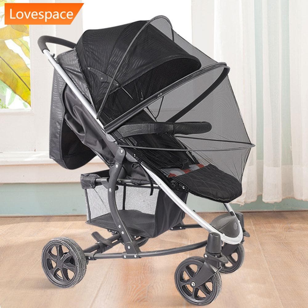 LS-STORE Zíper Tipo Rede Para Berço De Bebê Mosquiteiro Anti-bug Carrinho De Passeio Acessórios Carrinhos D2M2