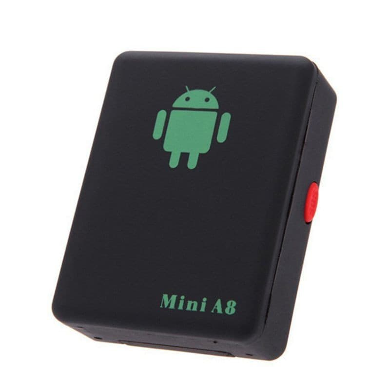 Mini A8 Global Real Time Surveillance GPS Tracker - Black