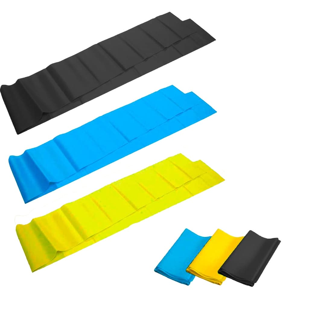 Kit Faixas Elásticas | 3 Níveis | One Life Sports® - Fisioterapia Reabilitação