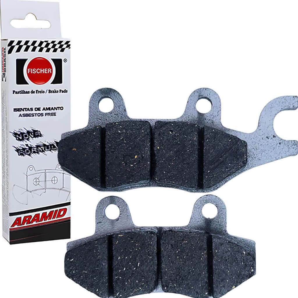 Pastilha Freio Dianteira Riva 150 2011 A 2017/ Apache 200 RTR 19 A 22/ Ninja400 2018 A 2020 Fischer