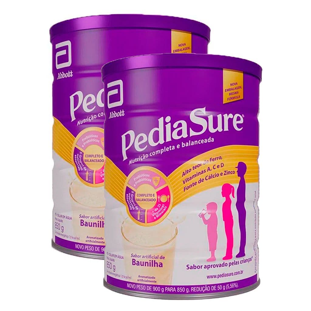 PediaSure Baunilha 850g | Kit com duas unidades