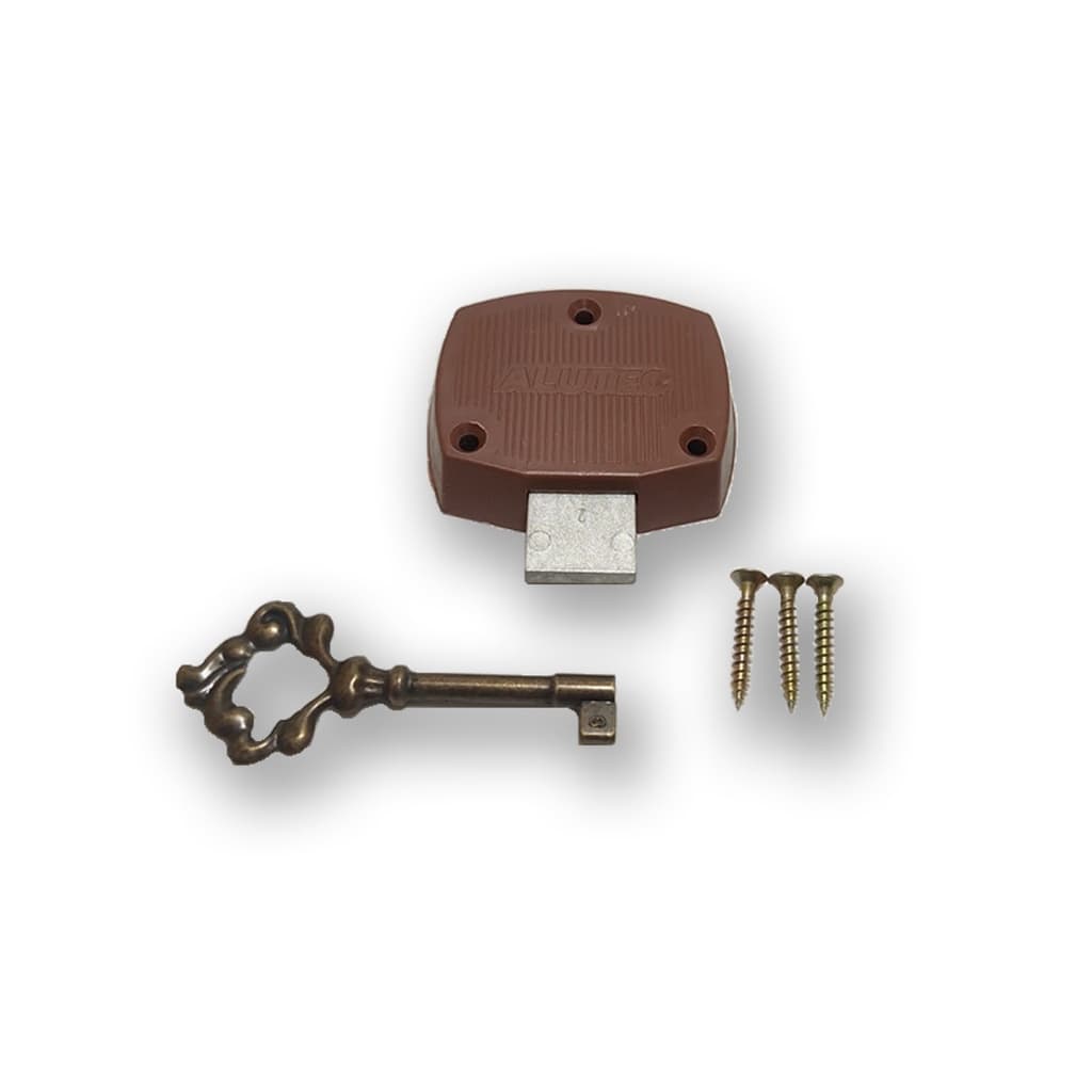 FECHADURA PARA MÓVEIS E GUARDA ROUPA ALUTEC