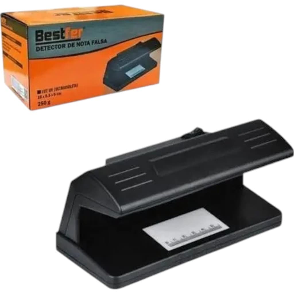 Detector De Nota Falsa Identificador De Dinheiro Luz Uv Ultravioleta