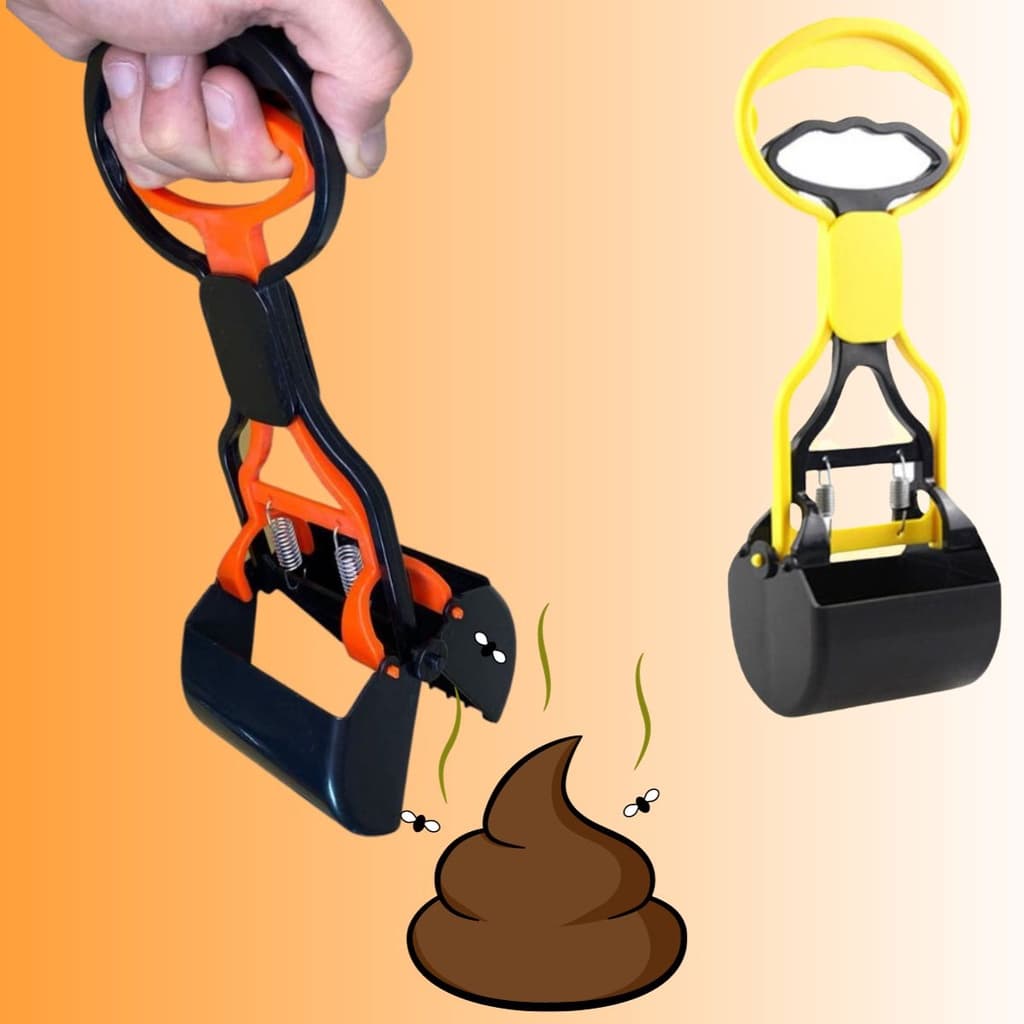 Pá Pazinha Coletora Cata Caca Automática p/ Cachorro Gato Pet Prático Higiênico