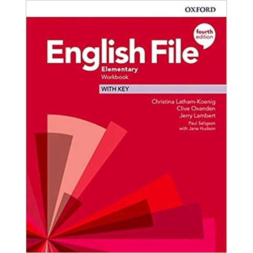 ENGLISH FILE ELEMENTARY WORKBOOK WITH KEY 4TH EDITION