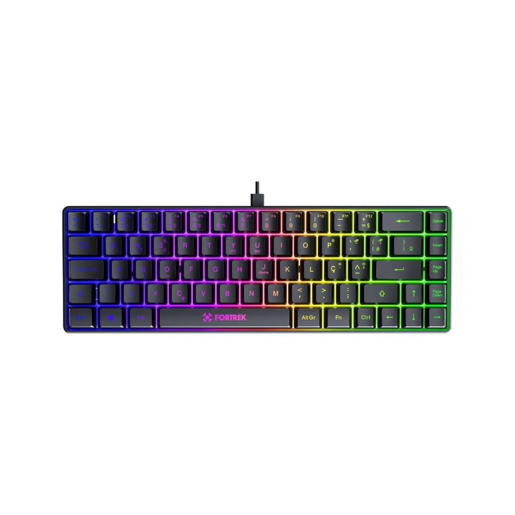 Teclado Gamer Fortrek Fearless 65 Compact Rgb Edition