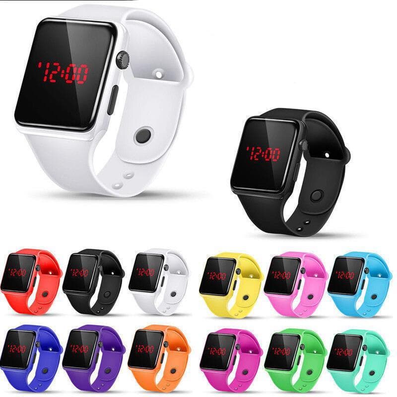 Relógio Digital Masculino À Prova D'água Para Crianças Eletrônico LED Feminino