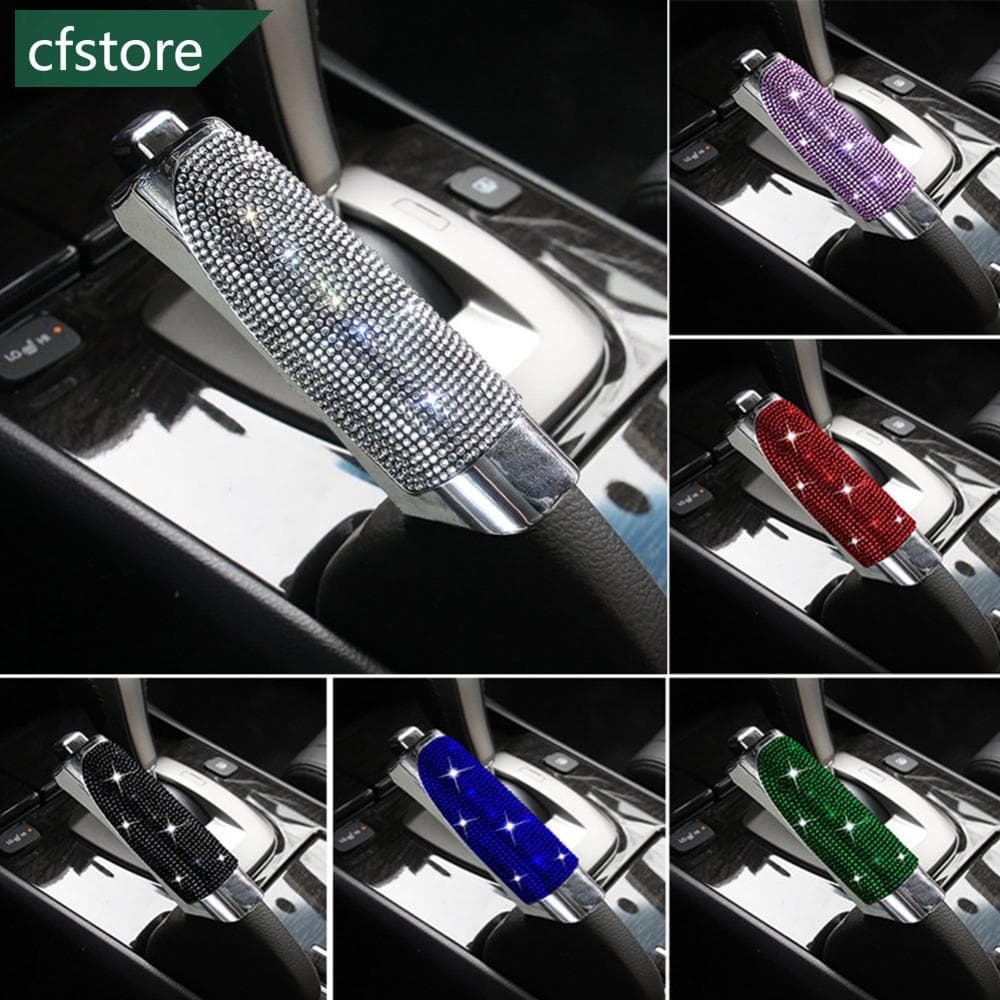 Car Handbrake Cover Diamond-encrusted Styling Bling Auto Interior Modification Accessories Gear Hand Brake Cover