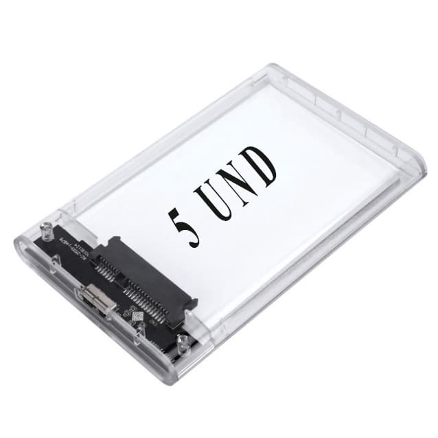 Kit 5 Case Hd 3.0 Ext 2.5 Notebook Usb Pc Ps4 Xbox 6gbps One