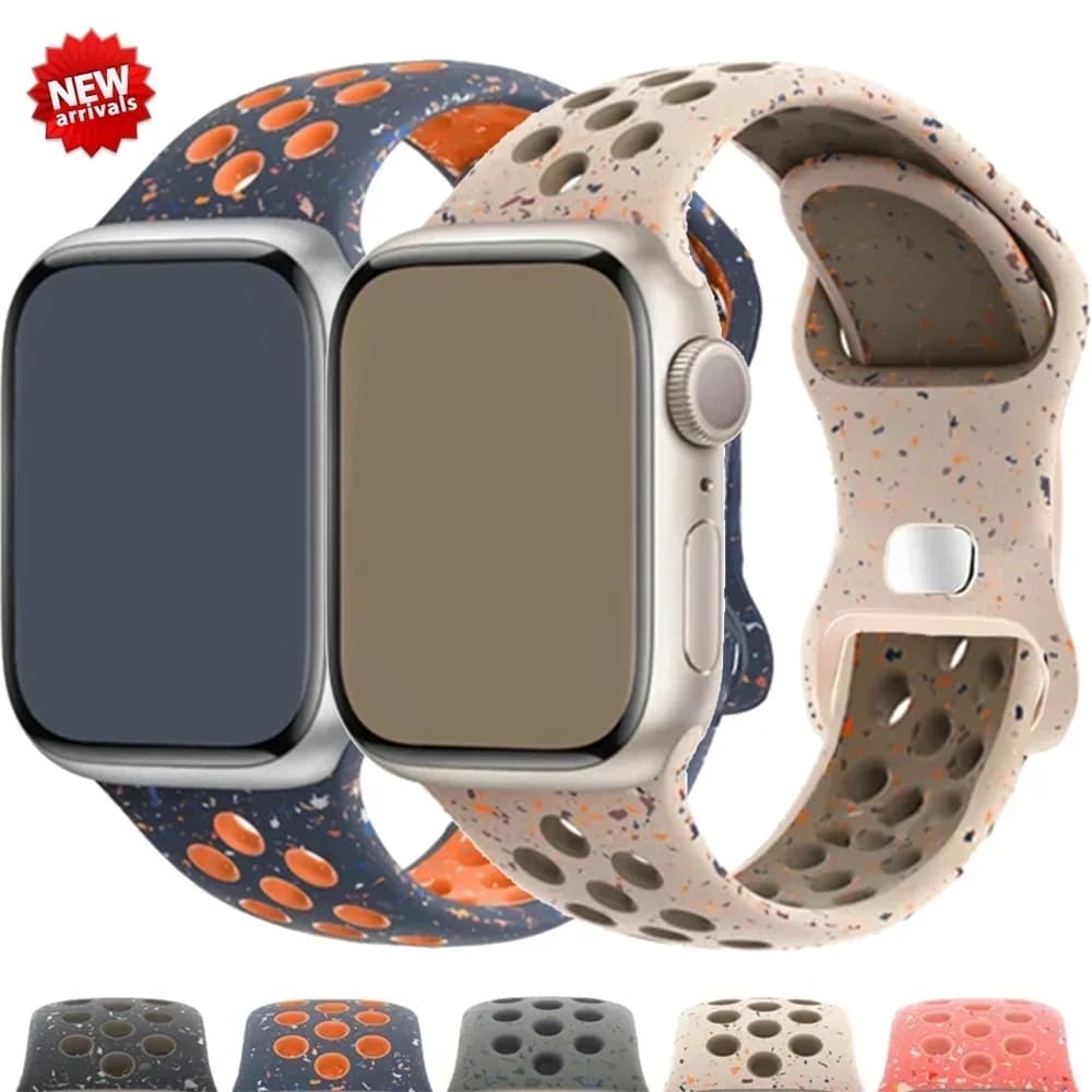 Cinta De Silicone Compatível Para Relógio Apple Série iWatch 10 9 8 7 SE 6 5 4 3 2 1 Ultra 49mm Smartwatch Inteligente 46mm 45mm 41mm 44mm 40mm 42mm 38mm Ultra2