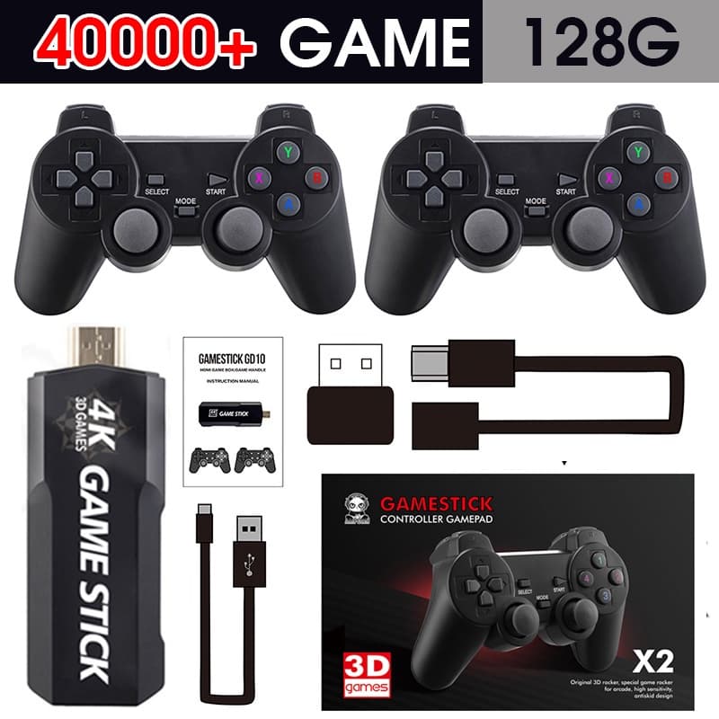 Vara De Jogo  Console 40000 Jogos Controlador Duplo Portátil 40 Simuadores Para TV Consoles Retro Video Game