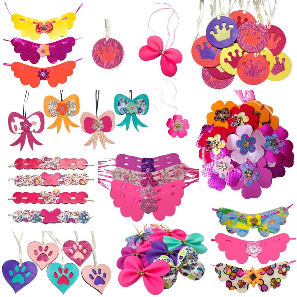 Laço De Pescoço Pet Fêmea Kit Com 250 Petshop Barato Fancy Dog