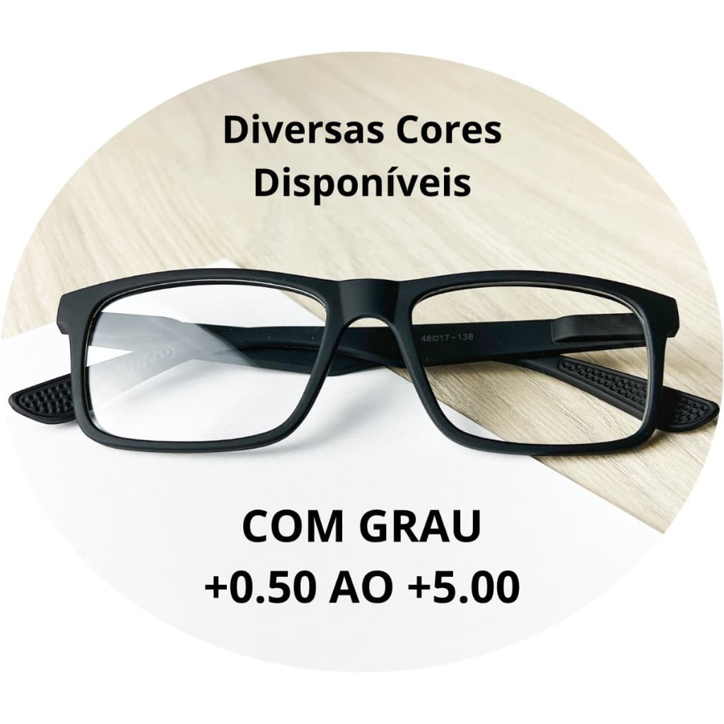 Óculos De Leitura Grau Perto Descanso Emborrachado TR90 Masculino e Feminino Unissex Lentes Prontas Para Uso Presbiopia