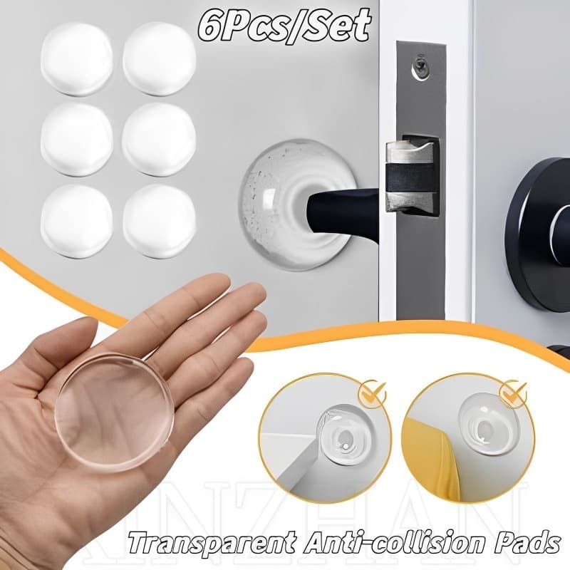 Almofada Auto-Adesiva Espessada Anti-Colisão/Porta De Armário Macia Transparente Amortecedor De Maçaneta/Gaveta Multiuso Móveis Higiênicos Tampão/De Mesa Canto Mudo