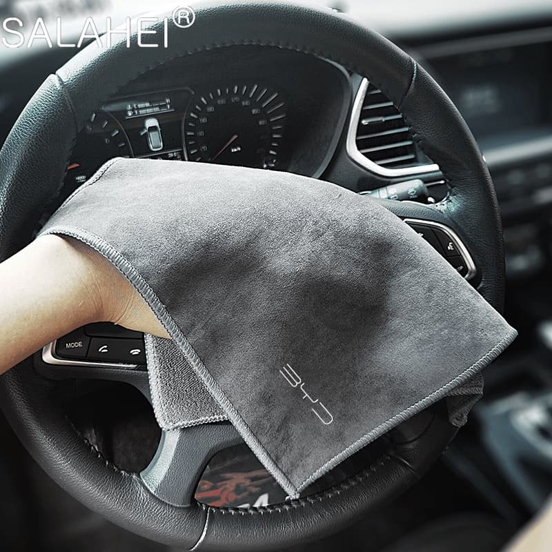 1Pcs Pano De Limpeza De Microfibra Para BYD Tang F3 E6 Atto Yuan Plus Song Max F0 G3 I3 Ea1 Dmi G6