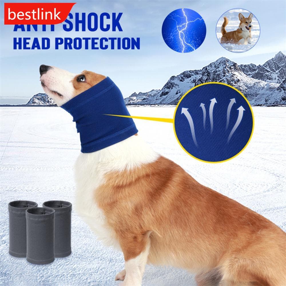 BESTLINK Pet Anti-Choque À Prova De Ruídos Earmuffs De Orelhas De Cachorro Com Aba Para Emoções Calmantes H4I1