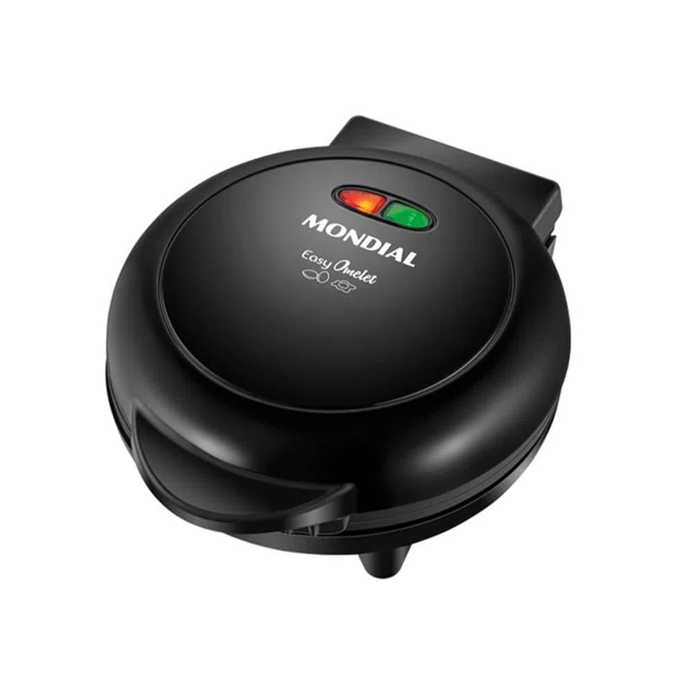 Omeleteira Elétrica, Antiaderente, Diversas Receitas, Easy Omelet OM-02, 800W, 127V Preta Mondial