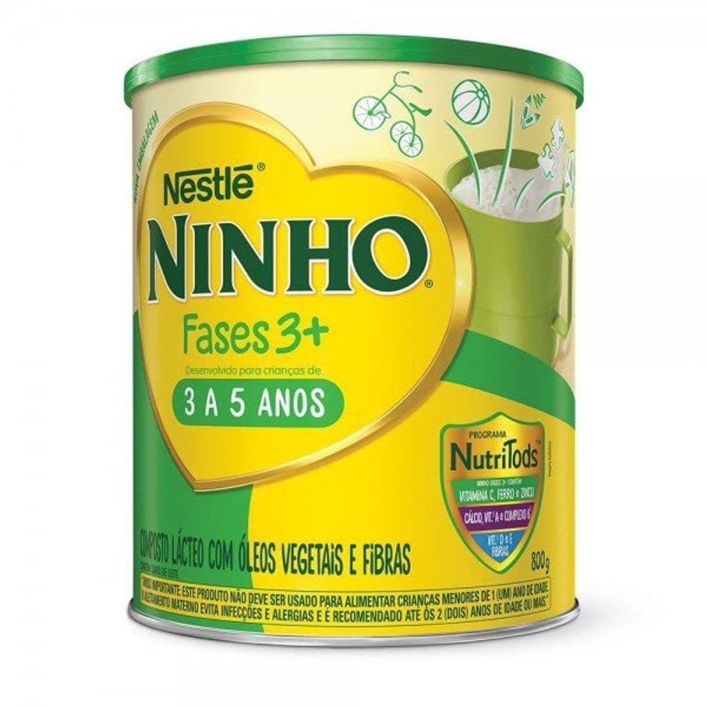 Composto Lácteo Ninho Fases 3+ Nestlé 3 a 5 anos 800g