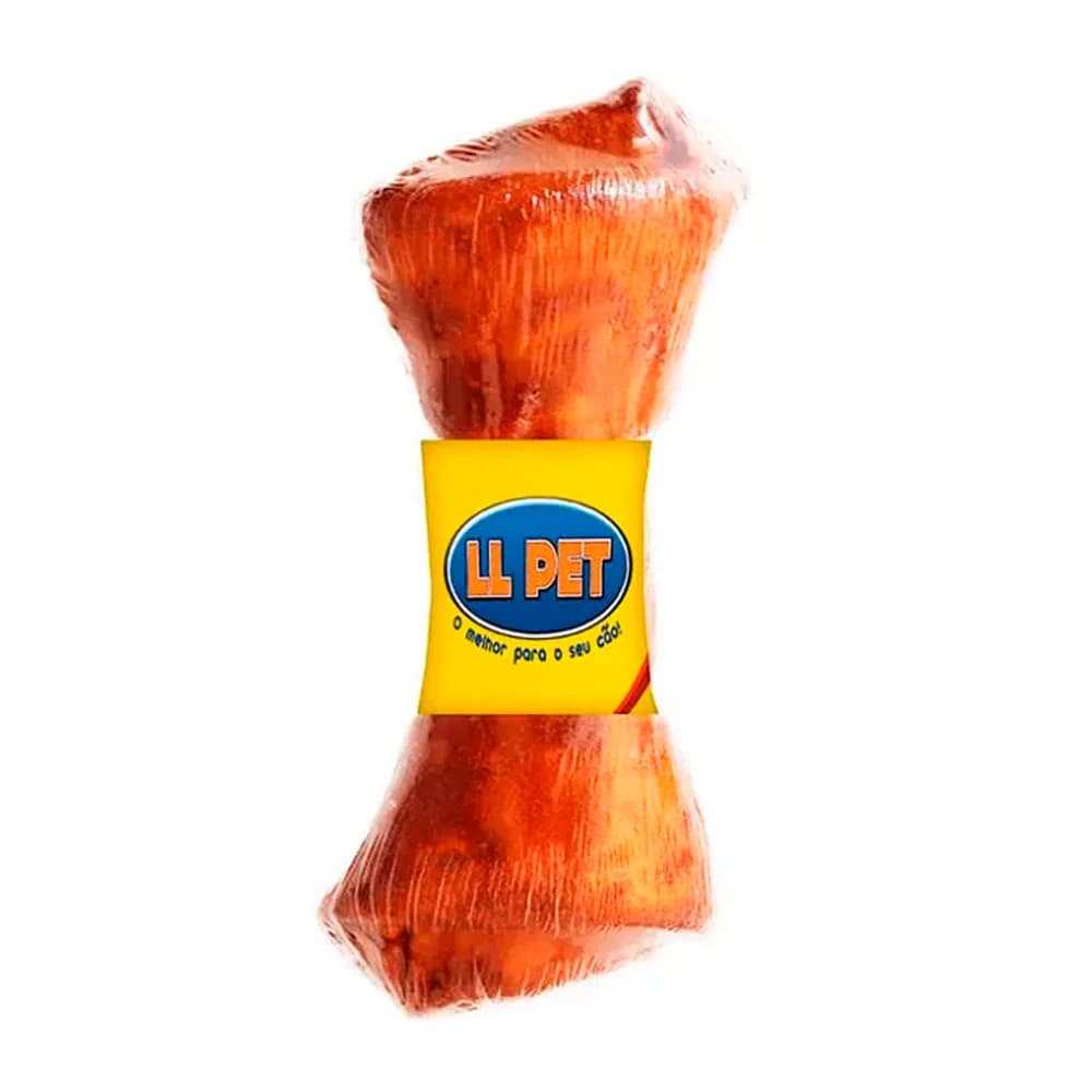 Osso Nó 4/5″ Para Cães Sabor Bacon LL Pet Com 1 Unidade
