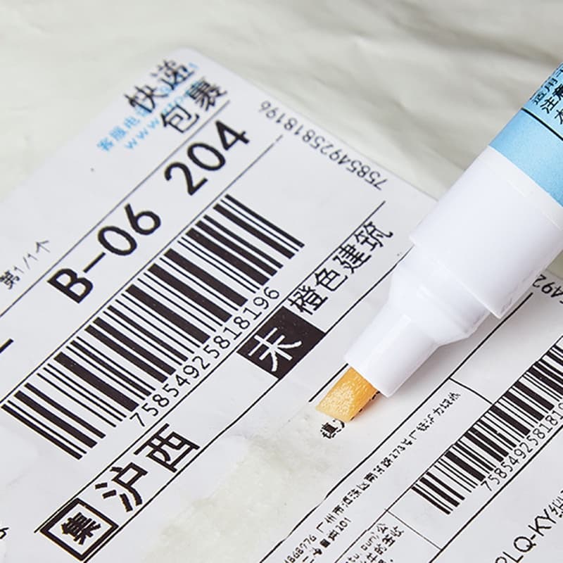 Caneta de Correção de Papel Térmico Marcador de Proteção de Identidade de Dados Secagem Rápida Eliminar Fontes Borracha Anti Peep Protector