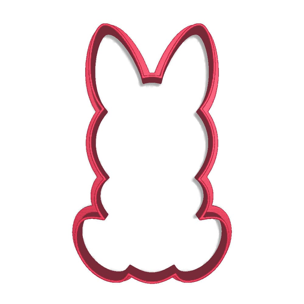 Cortador Biscoito Páscoa Coelho Sentado Costas