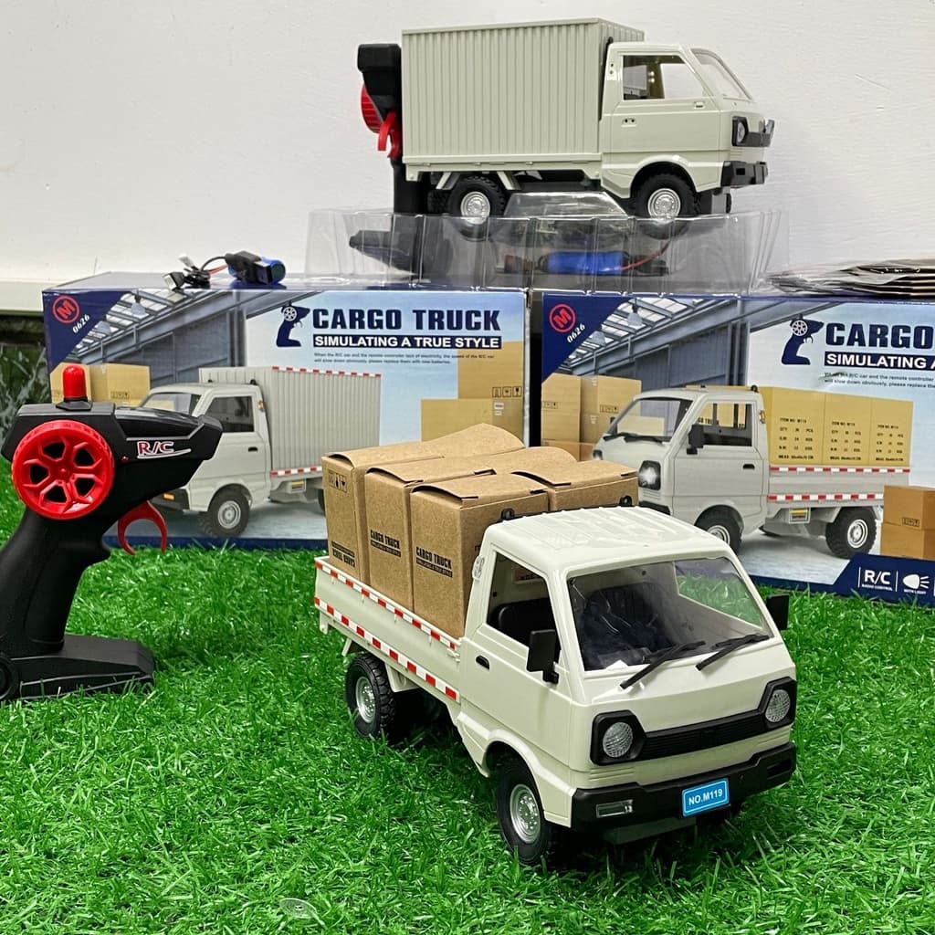RC Caminhão Elétrico 1 : 16 Van D12 Modelo 4 Canais Carro Sobre Esteiras Para Meninos Remover O Controle Do Brinquedo Educativo De Trepante Crianças Presente