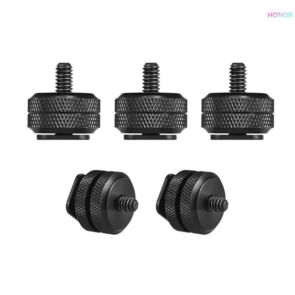 5pcs Montagem Da Sapata Quente Câmera Para 1/4 "-20 Adaptador De Parafuso De Tripé Flash DSLR Camera Rig A0221