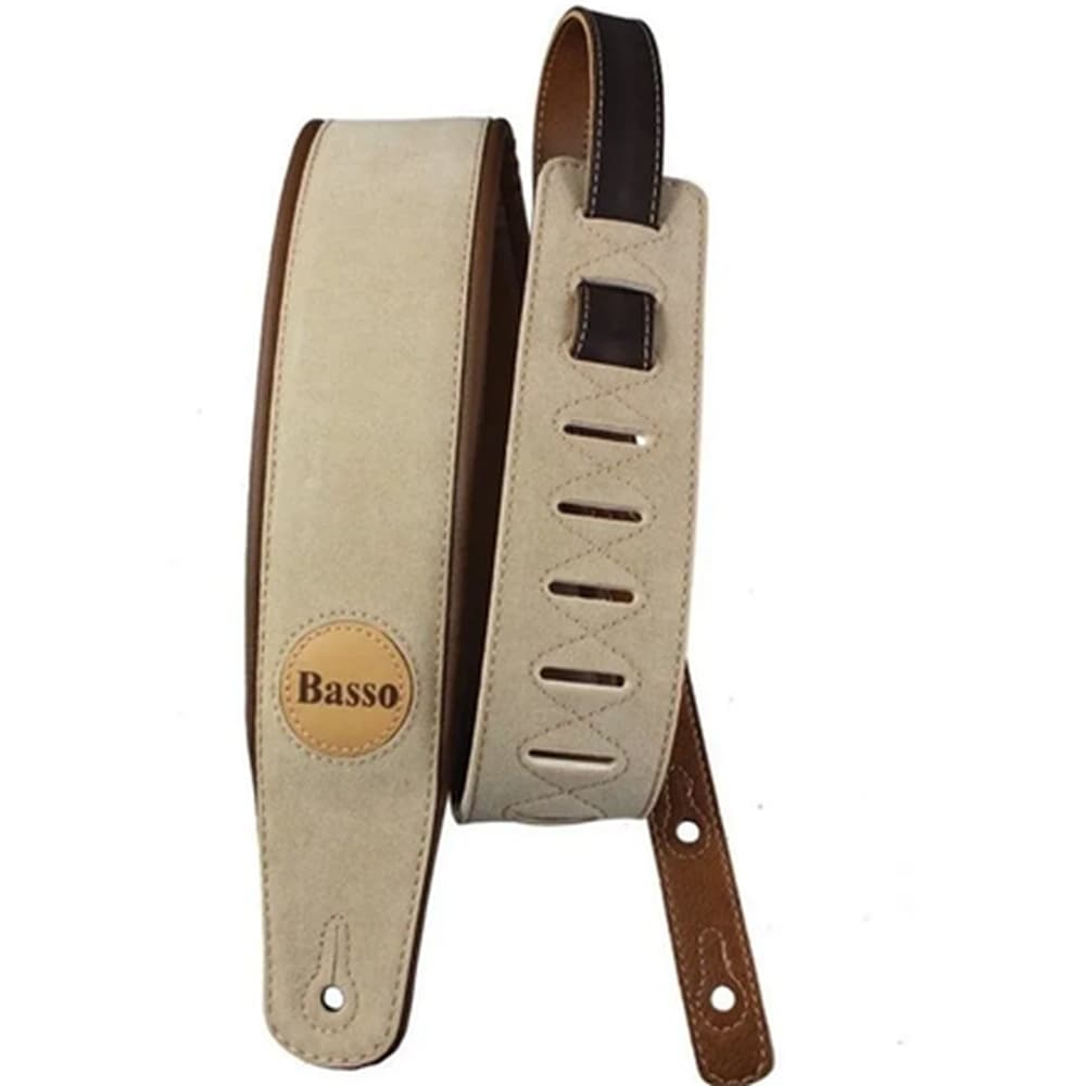 CORREIA BASSO CLA 01 CAMURÇA BEGE P/ VIOLÃO GUITARRA BAIXO
