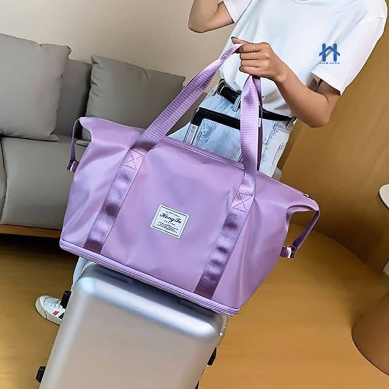 Bolsa Grande de Viagem Multifuncional A Prova D'Água Dobrável Com Grande Capacidade