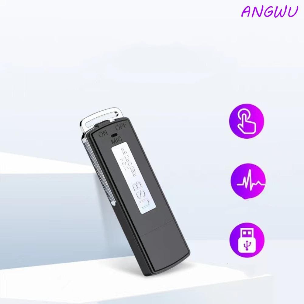 ANGWU Mini Gravador De Voz USB , Cartão TF De 4/8/16GB U-Disk Som , Redução De Ruído 2.0