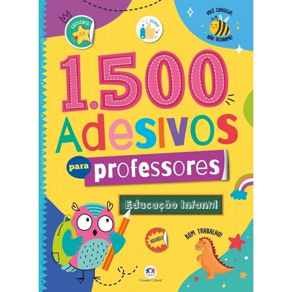 Livro: 1500 Adesivos para Professores - Educação Infantil