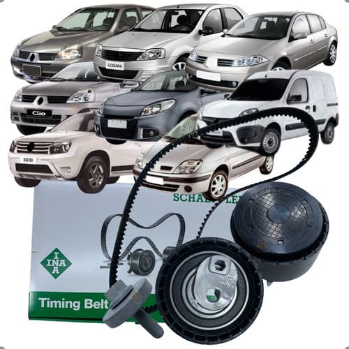 Kit Correia Dentada Ina Clio Hatch Sedan Logan Sandero Duster Megane Kango Scenic Symbol