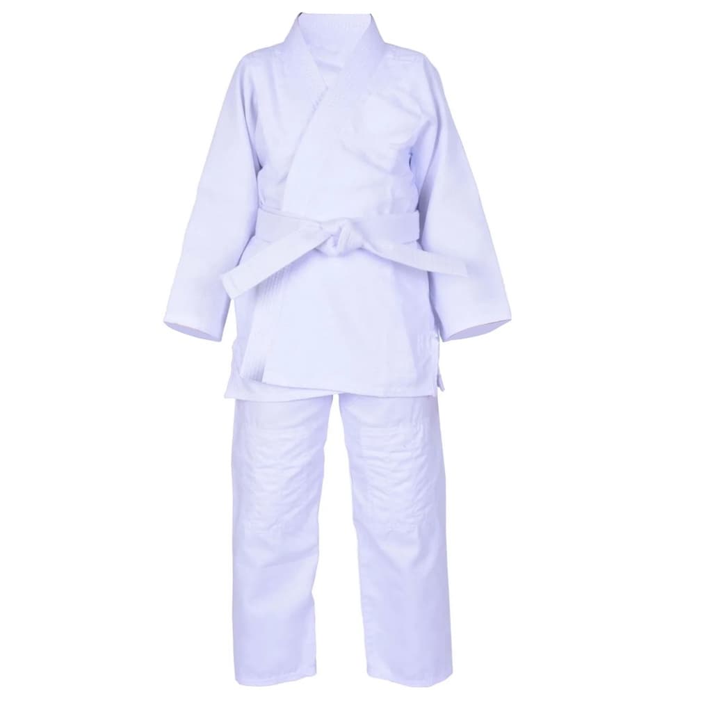 Kimono Branco Jiu jitsu Infantil Reforçado + Faixa branca de pano Grátis