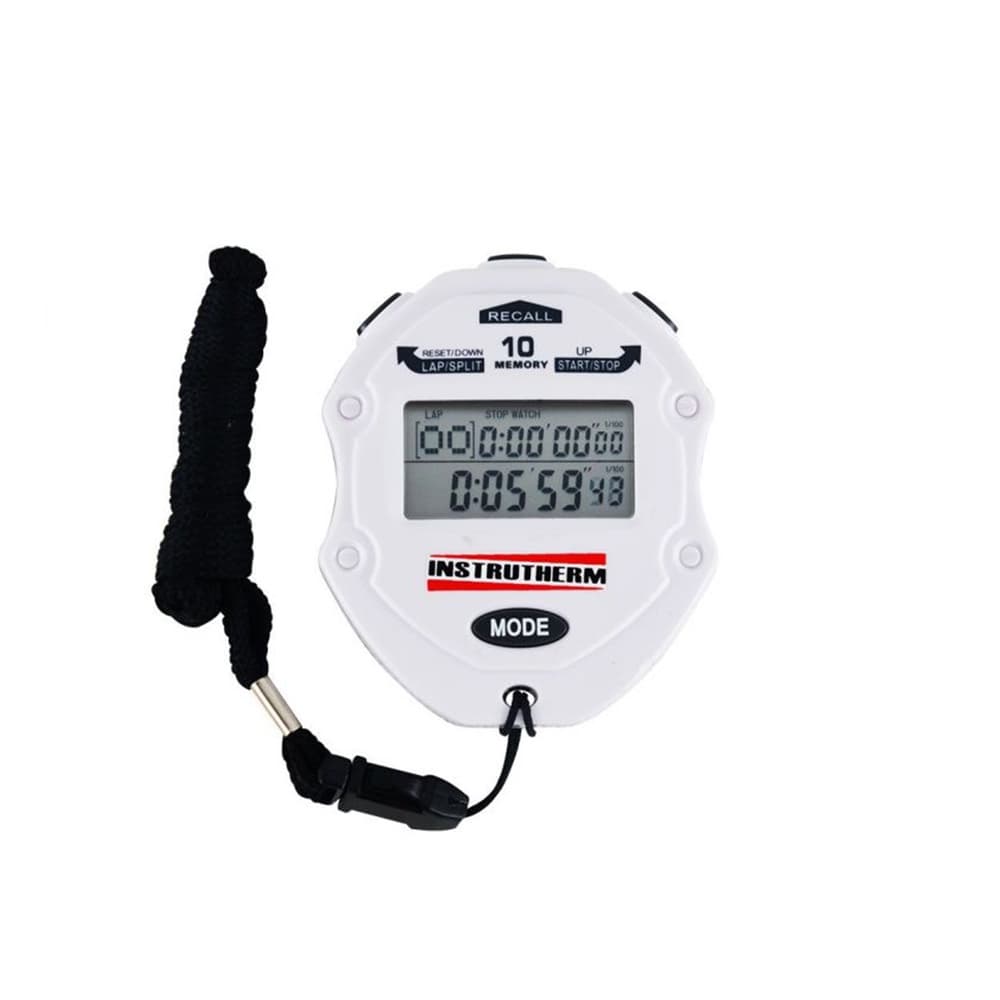 Cronômetro Digital 99 Lap Split 10 Memórias Relógio Calendário Alarme Temporizador Cd-3000 Portátil