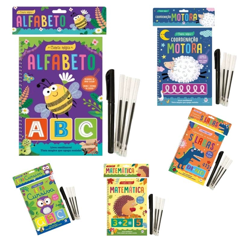 Livro Infantil Para Aprender e Desenvolver Com Caneta Mágica - Ciranda Cultural