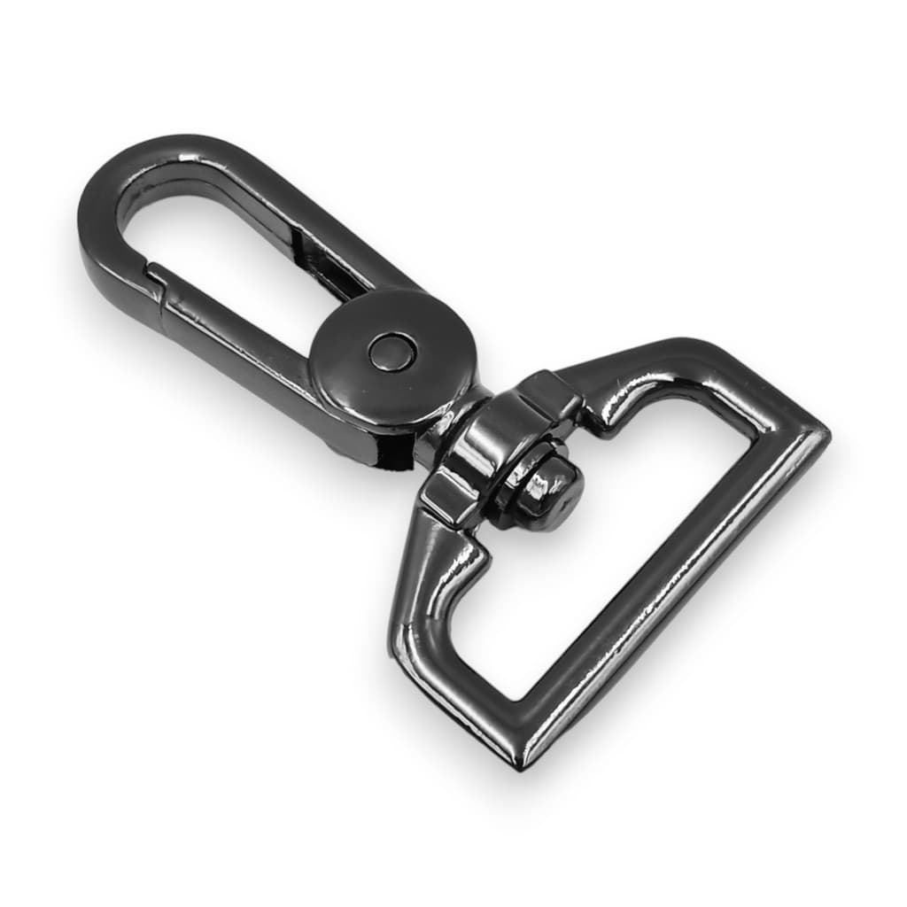 MOSQUETÃO PARA BOLSA E ARTESANATO 25MM PREMIUM - 1 UND - GRAFITE