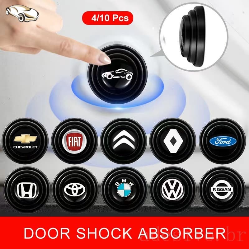 4/8 Pcs Anti-colisão Almofada De Silicone Para Porta Do Carro/Proteção Soundproof/Silencioso/Junta/Auto Acessórios